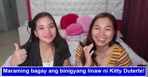 kitty duterte scandal|Kitty Duterte gets Honest in Friend's Vlog, Answers .